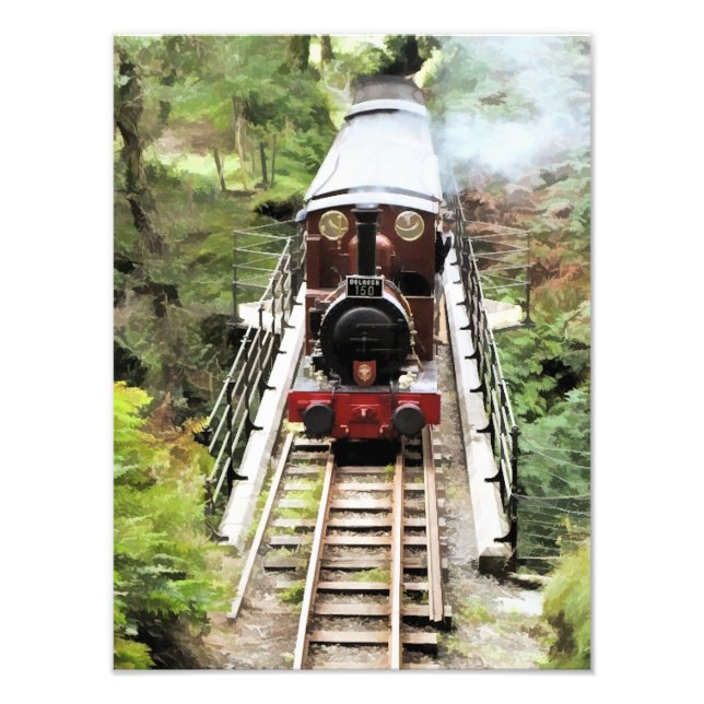 STEAM TÅG FOTOTRYCK (Framsidan)