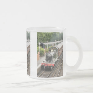 STEAM TÅG FROSTAD GLASMUGG