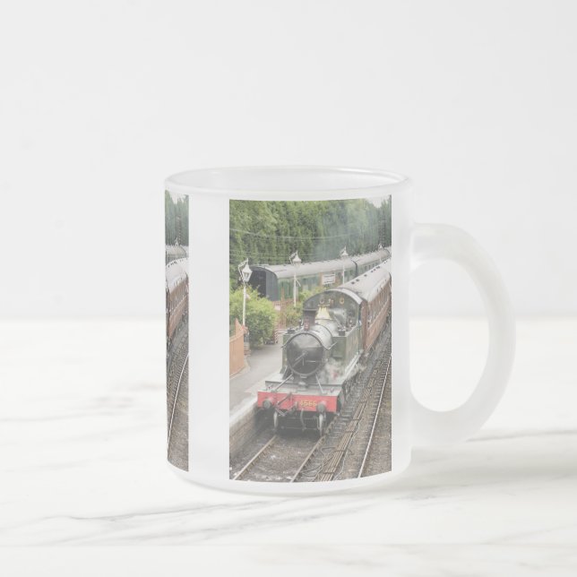 STEAM TÅG FROSTAD GLASMUGG (Höger)