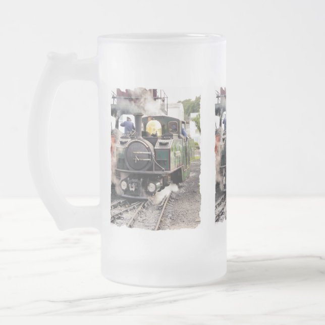 STEAM TÅG FROSTAT ÖLGLAS (Vänster)