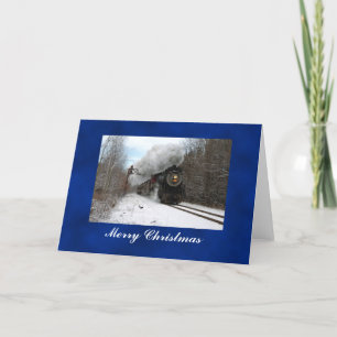 Steam Tåg God jul Card Helgkort