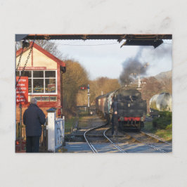 Steam Tåg i Ramsbottom Vykort