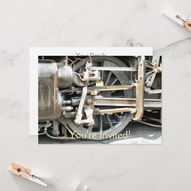 STEAM TÅG INBJUDNINGAR (Fram/Back In Situ)