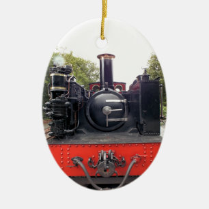 STEAM TÅG JULGRANSPRYDNAD KERAMIK