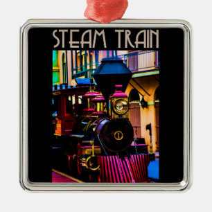 Steam Tåg Julgransprydnad Metall