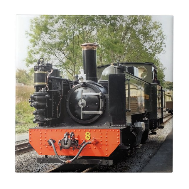 STEAM TÅG KAKELPLATTA (Framsidan)