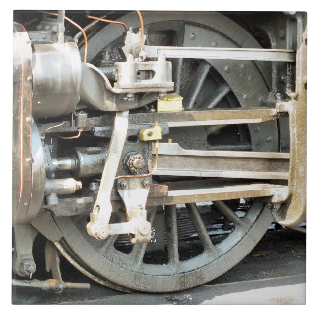 STEAM TÅG KAKELPLATTA (Framsidan)