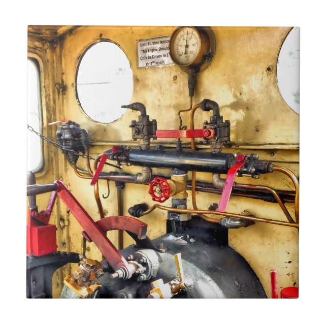 STEAM TÅG KAKELPLATTA (Framsidan)