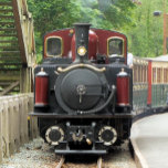 STEAM TÅG KAKELPLATTA<br><div class="desc">Wales,  det lilla tågens land. En vackert bevarad röd tåg och grönt transporterar passagerarnas fullt.</div>