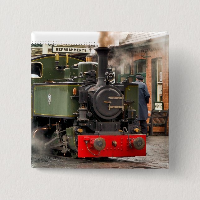 STEAM TÅG KNAPP (Framsida)