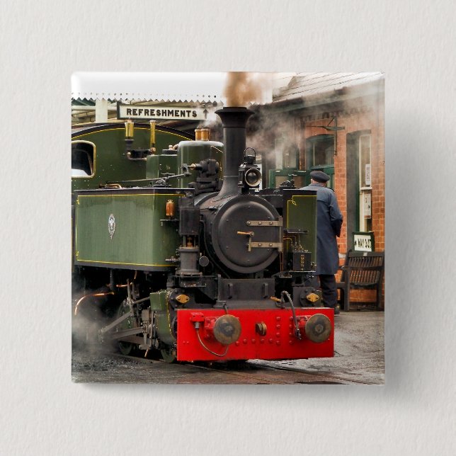 STEAM TÅG KNAPP (Framsida)