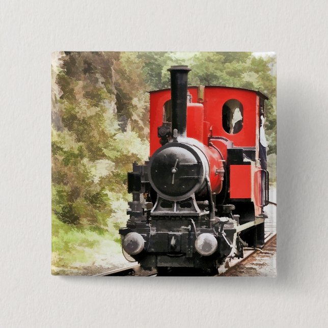 STEAM TÅG KNAPP (Framsida)