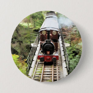 STEAM TÅG KNAPP