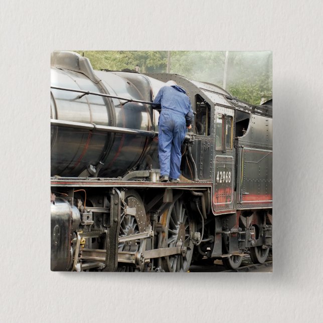 STEAM TÅG KNAPP (Framsida)