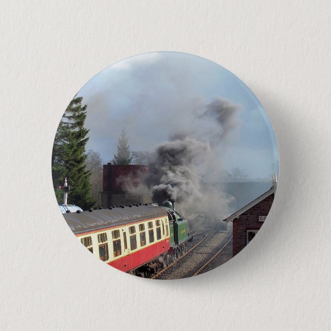 STEAM TÅG KNAPP (Framsida)