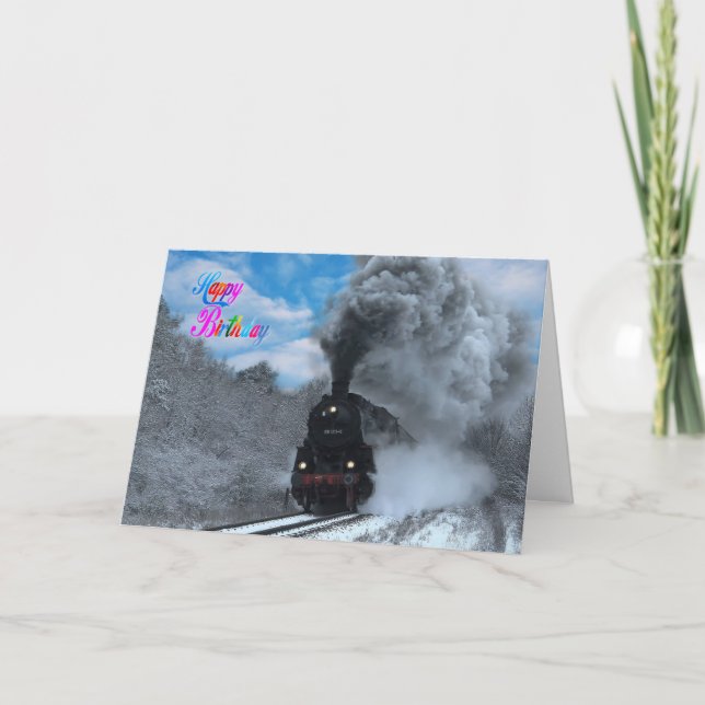 Steam Tåg Kort (Framsida)