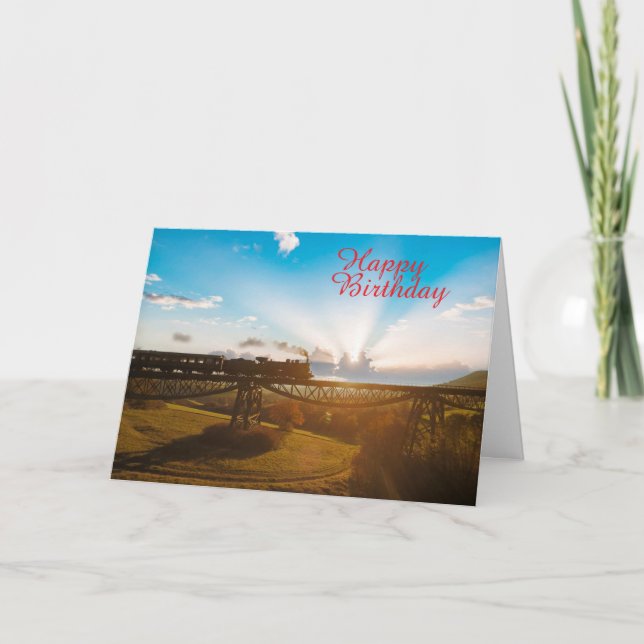 Steam Tåg Kort (Framsida)