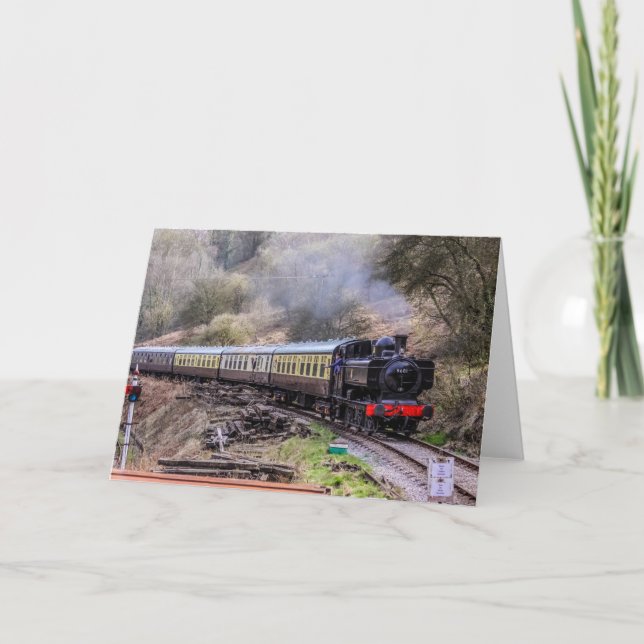 Steam Tåg Kort (Framsida)