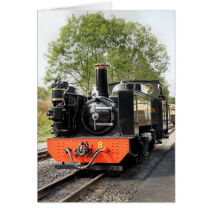 STEAM TÅG-KORT HÄLSNINGSKORT