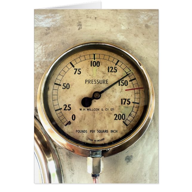 STEAM TÅG-KORT HÄLSNINGSKORT (Framsidan)