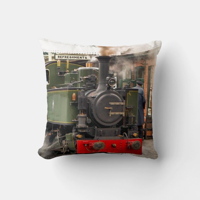 STEAM TÅG KUDDE (Framsida)