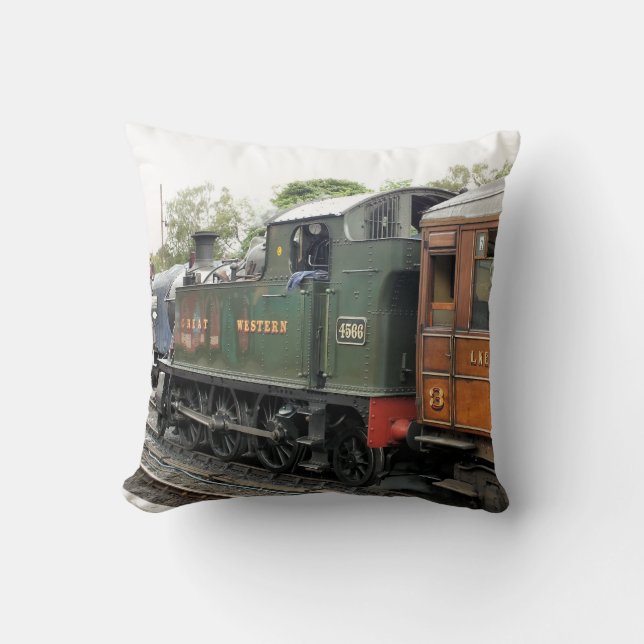 STEAM TÅG KUDDE (Framsida)