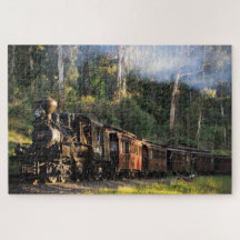 Steam Tåg Locomotive #17 Jigszawa Puzzle 1014 pc.
