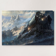 Steam Tåg Locomotive #28 Jigszawa Puzzle 1014 pc.