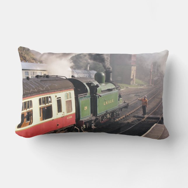 STEAM TÅG LUMBARKUDDE (Framsida)