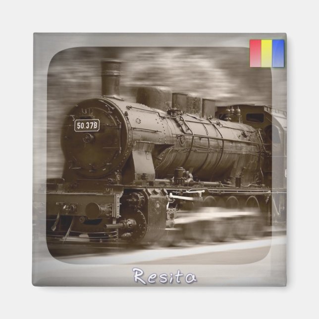 Steam tåg magnet (Framsidan)