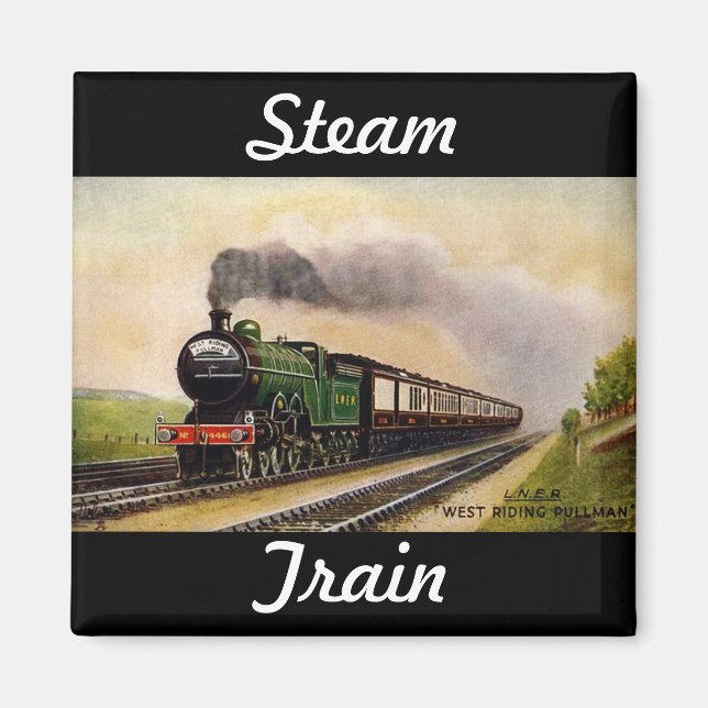 Steam Tåg Magnet (Framsidan)