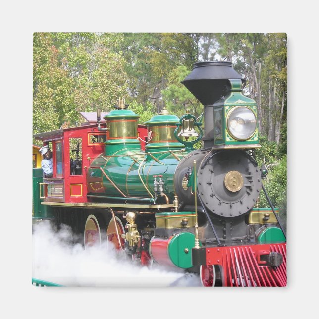 Steam tåg motormagneter magnet (Framsidan)