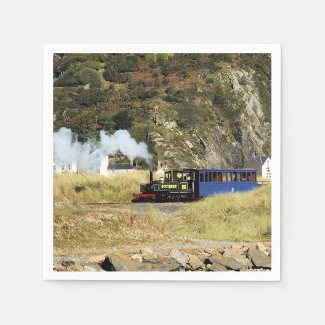 STEAM TÅG PAPPERSSERVETT (Framsidan)