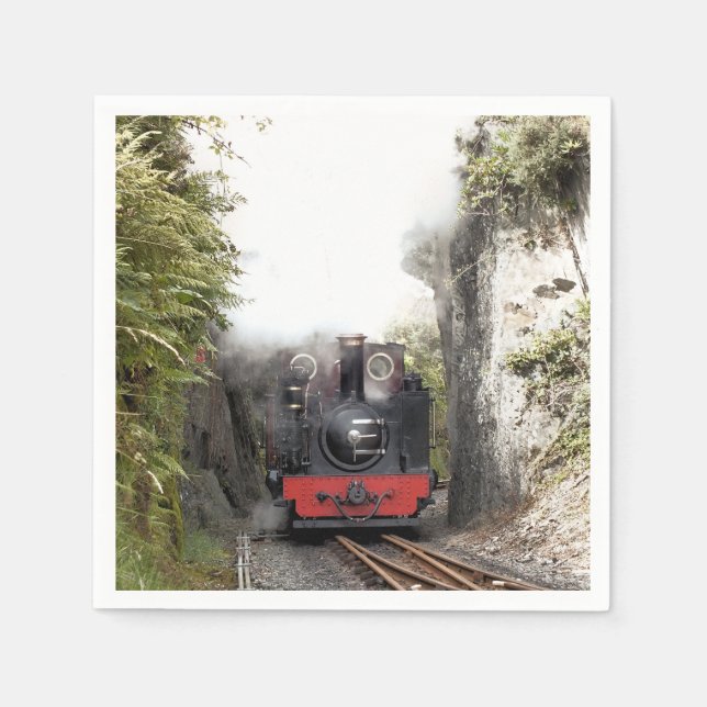 STEAM TÅG PAPPERSSERVETT (Framsidan)