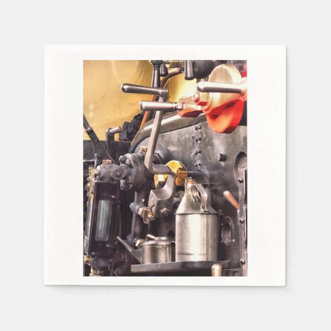 STEAM TÅG PAPPERSSERVETT (Framsidan)