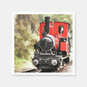 STEAM TÅG PAPPERSSERVETT