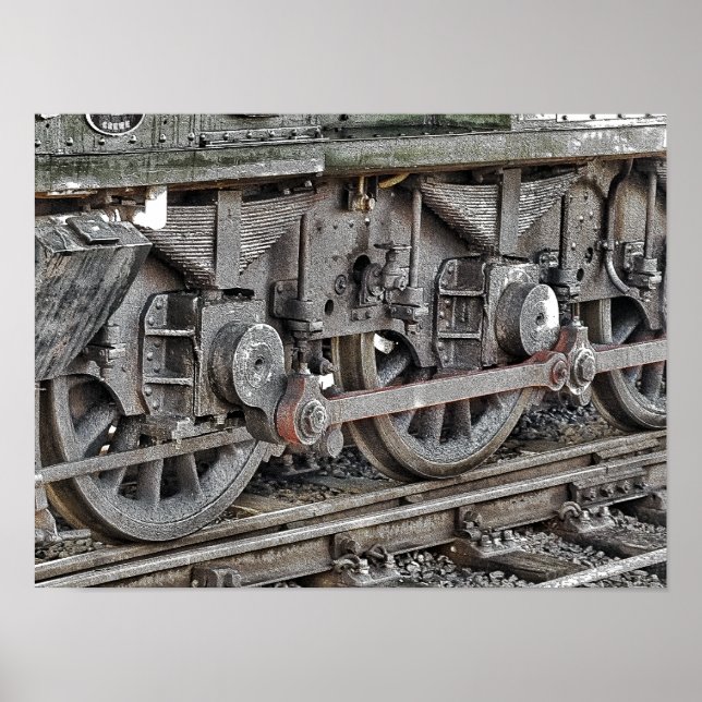 STEAM TÅG POSTER (Framsidan)