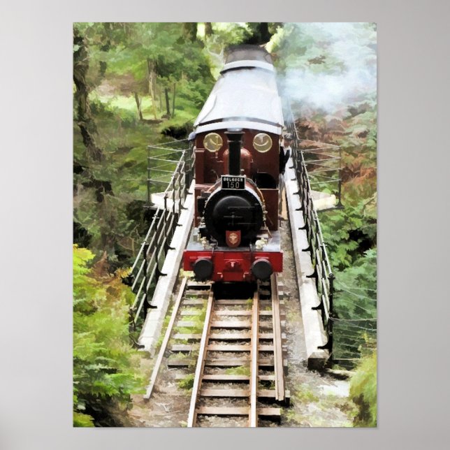STEAM TÅG POSTER (Framsidan)