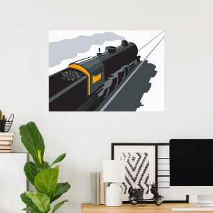 Steam Tåg Poster