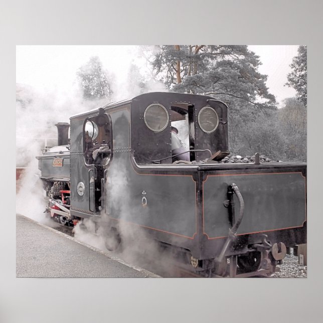 STEAM TÅG POSTER (Framsidan)