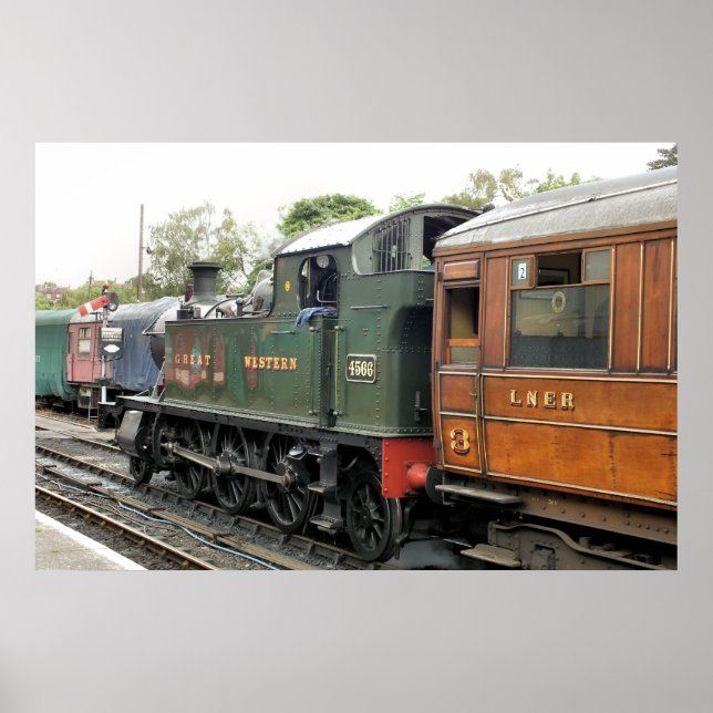 STEAM TÅG POSTER (Framsidan)