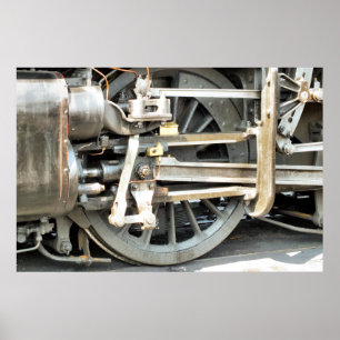 STEAM TÅG POSTER