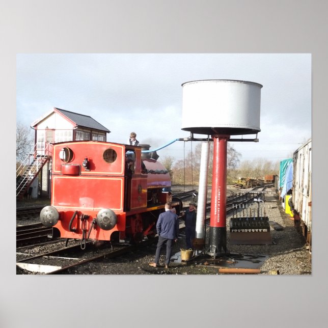 STEAM TÅG POSTER (Framsidan)