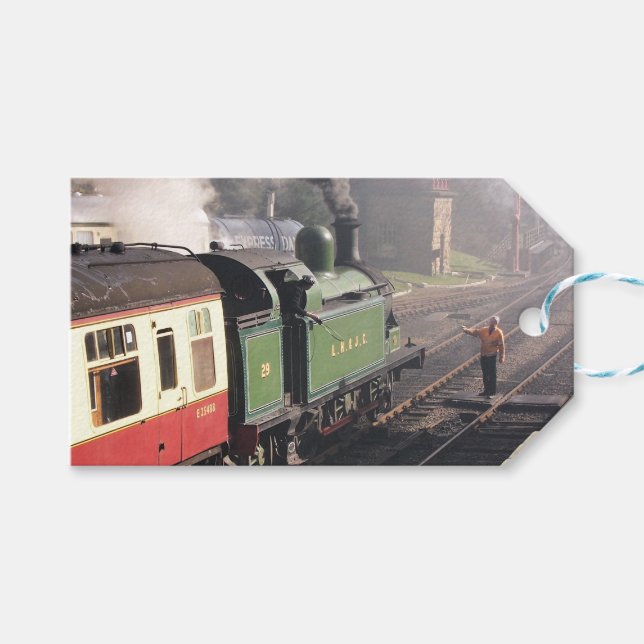 STEAM TÅG PRESENTETIKETT (Framsidan (Horisontell))