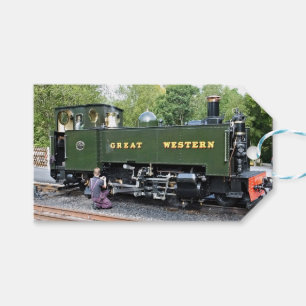 STEAM TÅG PRESENTETIKETT