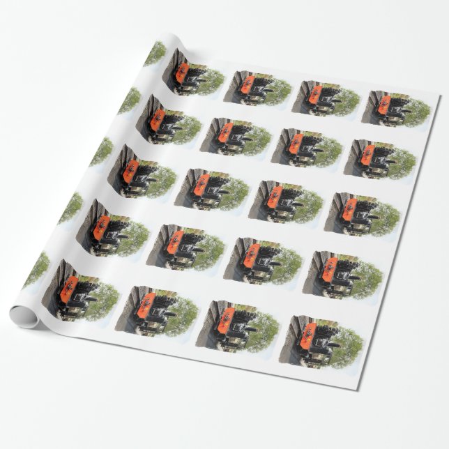 STEAM TÅG PRESENTPAPPER (Utrullad)