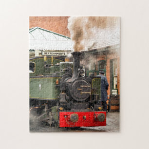 STEAM TÅG PUSSEL