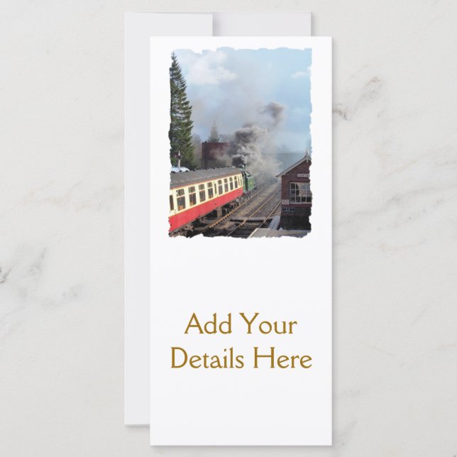 STEAM TÅG RACK CARDS (Framsida)