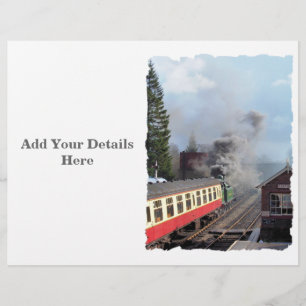 STEAM TÅG REKLAMBLAD