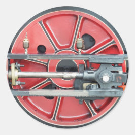 STEAM TÅG RUNT KLISTERMÄRKE